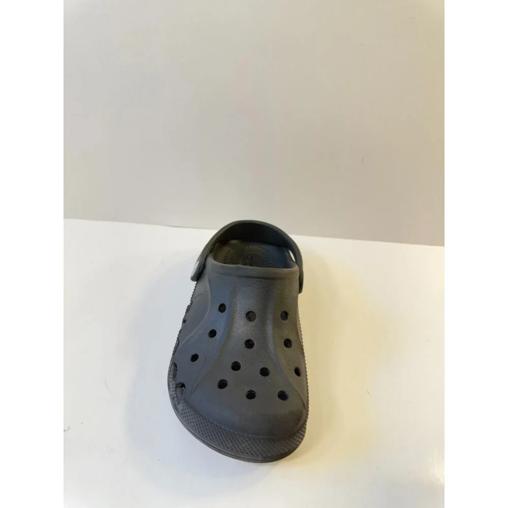 Crocs Unisex-Child Via Clog, Slip-on Shoes for Kids and Toddlers, Black, 2